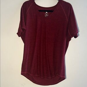 Game Time Burgundy Short Sleeve Tee